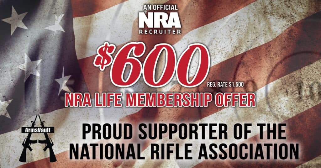 NRA Life Membership Discount (Save 60) ArmsVault
