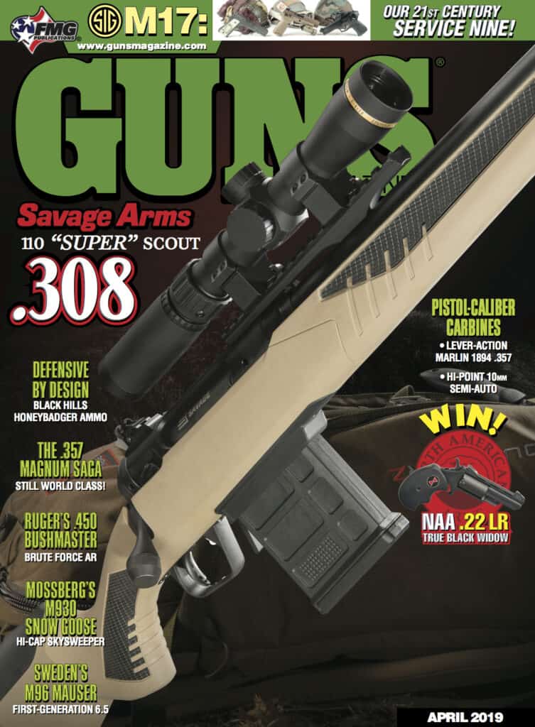 Savage 110 Scout in GUNS Magazine - ArmsVault