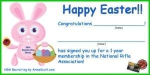 NRA Easter Ticket