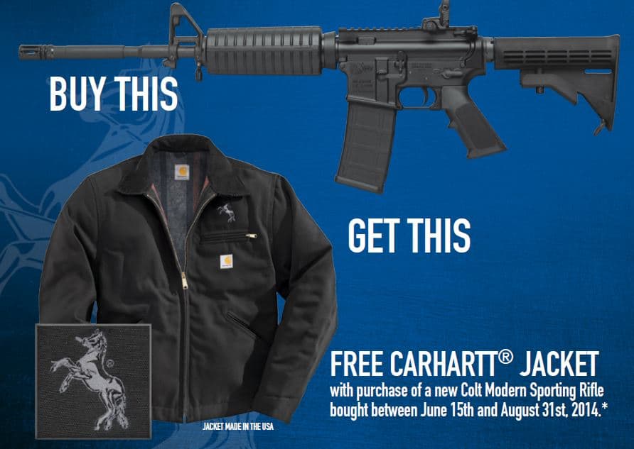 Colt Carhartt Jacket Promotion