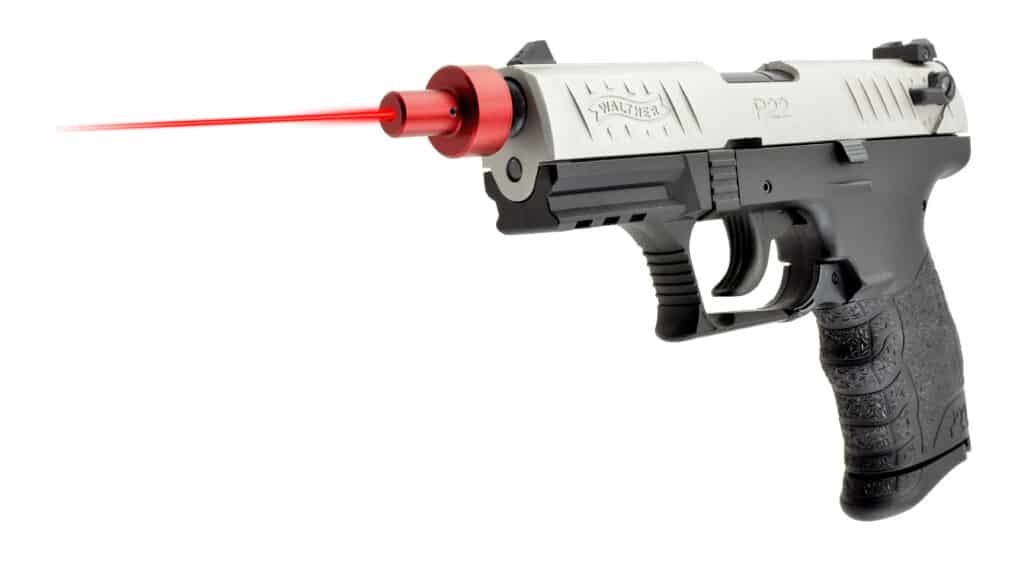 LaserLyte LT-LR Laser Trainer Mounted on Walther P22