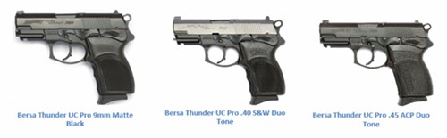 Bersa Thunder Ultra Compact Pro Pistol