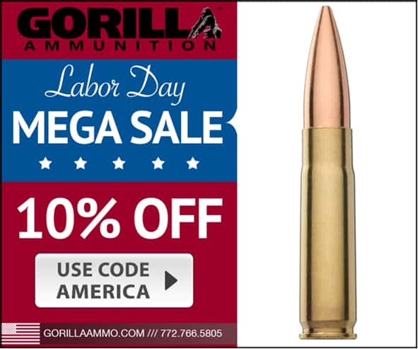 Gorilla Ammunition Labor Day Mega Sale