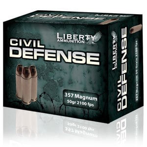 Liberty Ammunition 357 Magnum Civil Defense