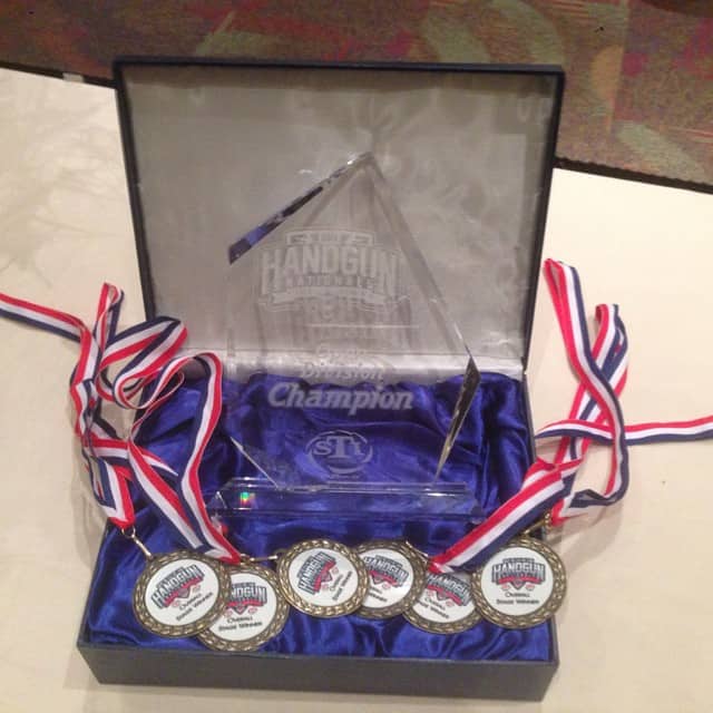 2014 STI USPSA Handgun Nationals Medals