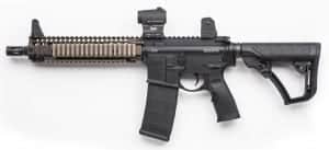 Daniel Defense MK18 with Aimpoint Micro Mount Lower Third Absolute Co-Witness With Spacer