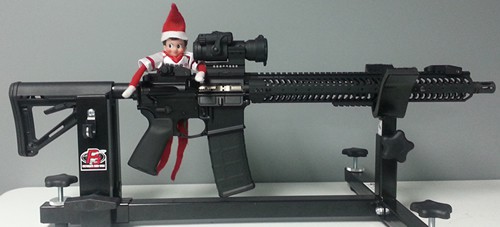 Elf with AR-15 Rifle