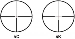 Meopta MeoStar Reticle Options