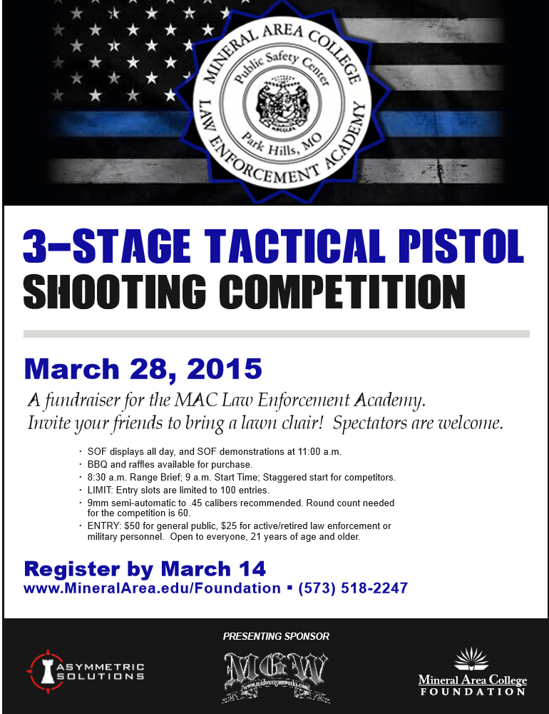 3-Stage Tactical Pistol Shooting Competition