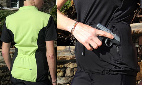 Concealed Carrie Athletic Shirt for Handgun Concealment