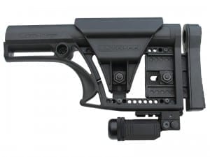 LUTH-AR Stock with AR Buttstock Rail and Ultimate Rail-Pod