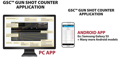 Secubit GSC Gun Shot Counter PC App