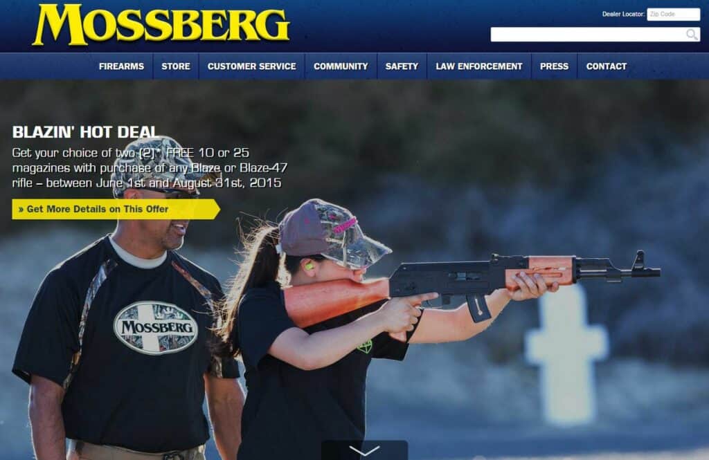 Mossberg Website