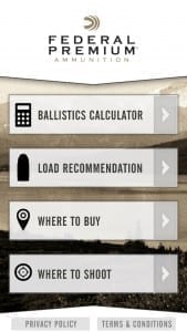 Federal Premium Ammunition Mobile Ballistics App