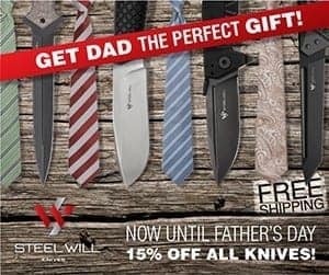 Steel Will Knives Fathers Day Special