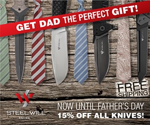 Steel Will Knives Fathers Day Special