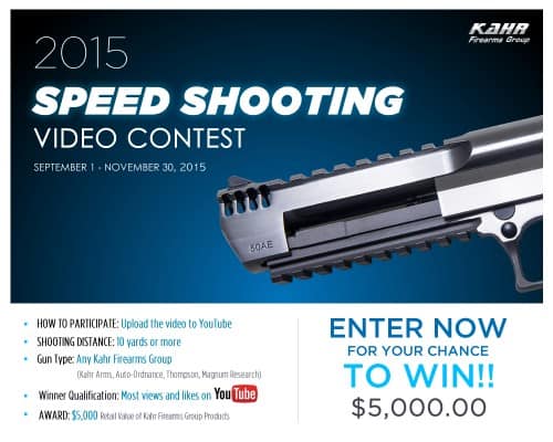 Kahr Speed Shooting Video Contest