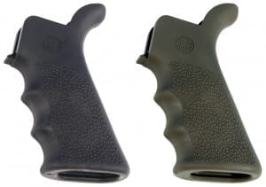 Hogue Overmolded Rubber Beavertail Grips with Finger Grooves