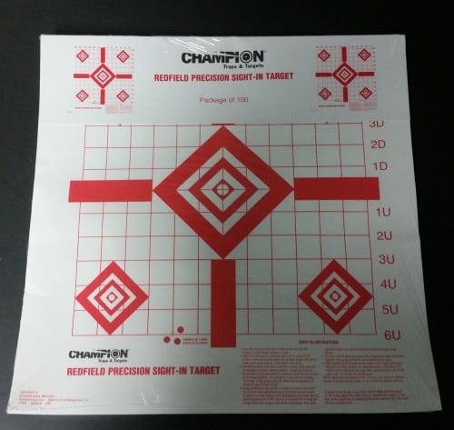 Champion Redfield Precision Sight-In Target