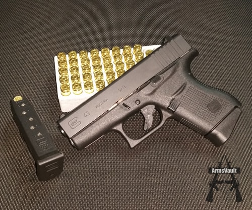 Glock 43 9mm with Winchester 9mm from Lucky Gunner