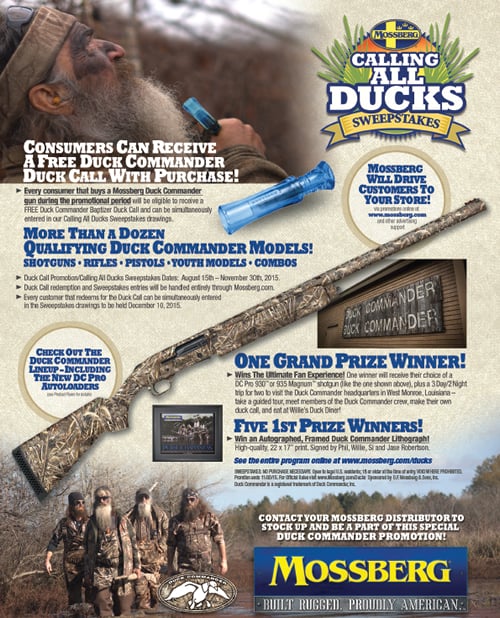 Mossberg Duck Commander Promotions