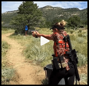 Heather Miller at the Rocky Mountain 3-Gun World Shoot