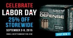 Liberty Ammunition Labor Day Sale