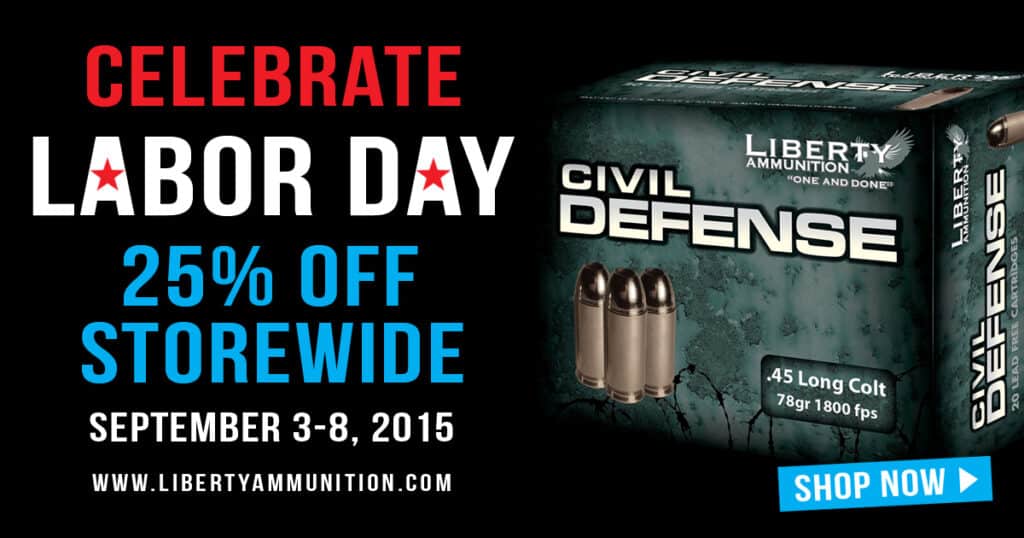 Liberty Ammunition Labor Day Sale