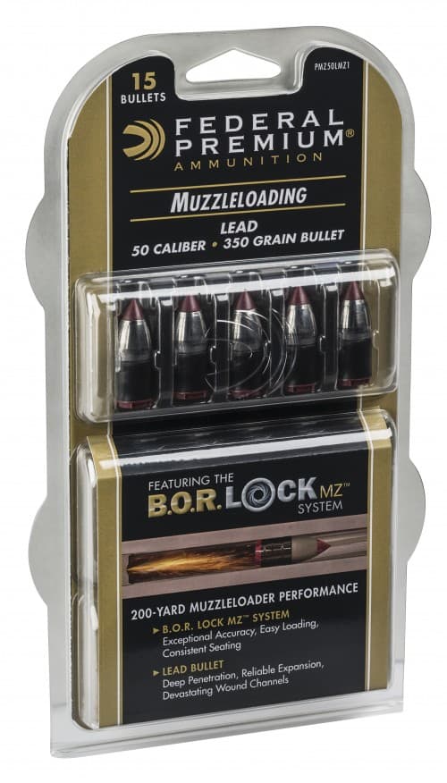 Federal Premium BOR Lock Lead Muzzleloader Bullet