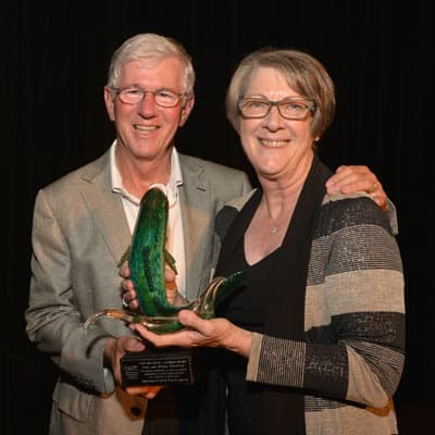 Larry and Brenda Potterfield Receive John L Morris Award