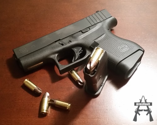 Glock 43 with PolyCase Inceptor ARX Ammunition