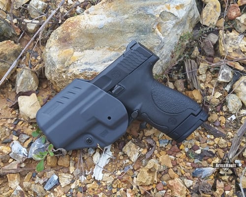 Smith and Wesson Shield with Blackhawk ARC