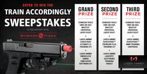 Laser Ammo and Crimson Trace Giveaway Sweepstakes