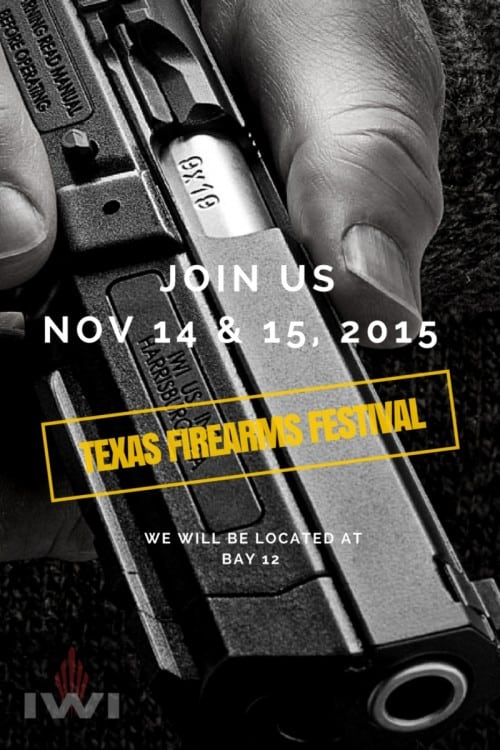 IWI US Exhibits at 2015 Texas Firearms Festival