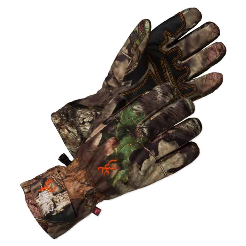 Browning Hells Canyon Primaloft Outdry Gloves in Mossy Oak Break-Up Country