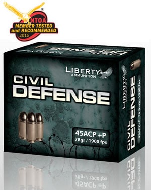 Liberty Ammunition Civil Defense 45 ACP P