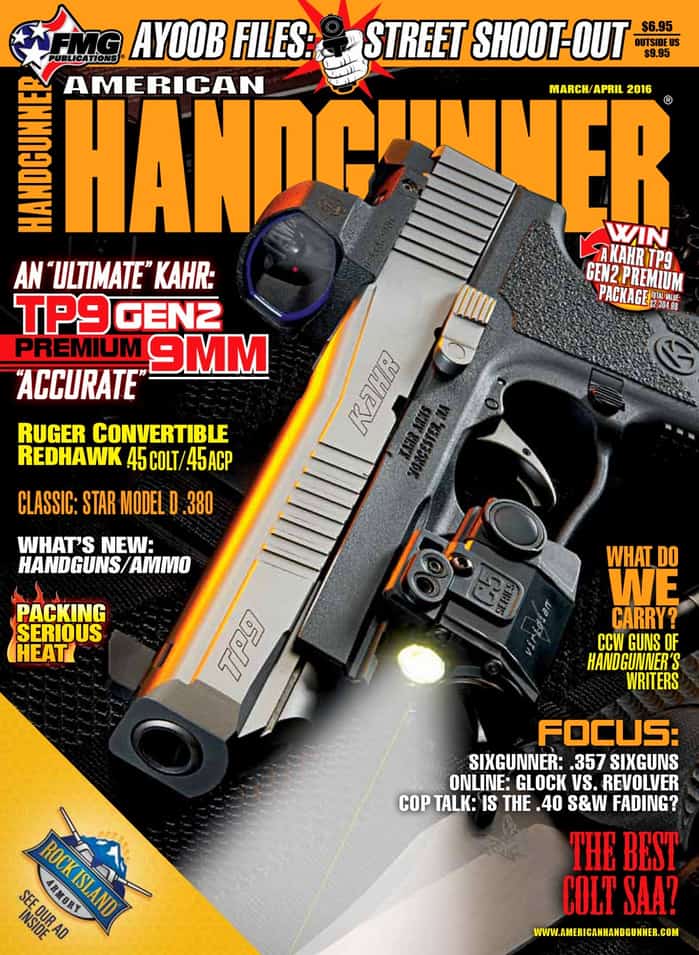 American Handgunner March 16 - Kahr TP9 Gen2 Premium