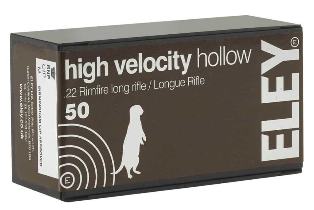 ELEY High Velocity Hollow 22 LR