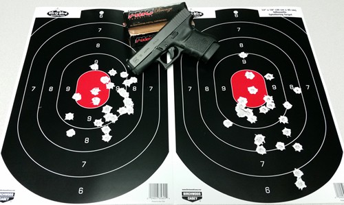 Glock 36 with PMC Bronze 45 ACP 230gr FMJ