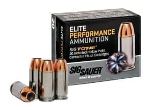 SIG SAUER Elite Performance V-Crown Ammunition