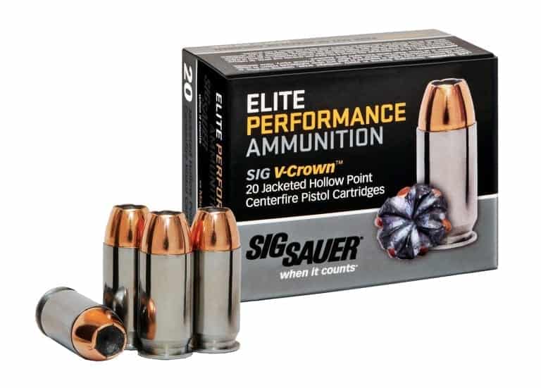 SIG SAUER Elite Performance V-Crown Ammunition
