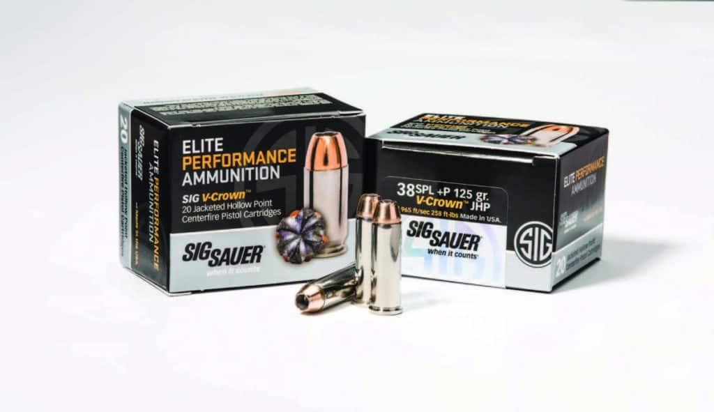 Sig Sauer Elite Performance 38 Spl-P Ammunition