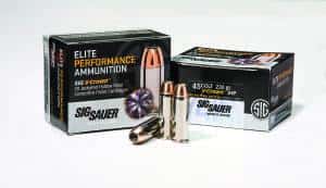 Sig Sauer Elite Performance 45 Colt Ammunition