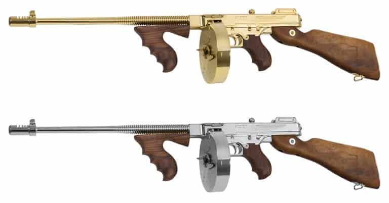 Auto Ordnance Thompson 1927A-1 in Gold and Chrome