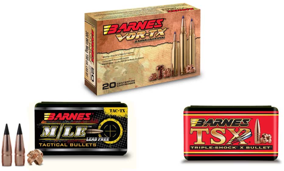 Barnes VOR-TX Ammunition and Components