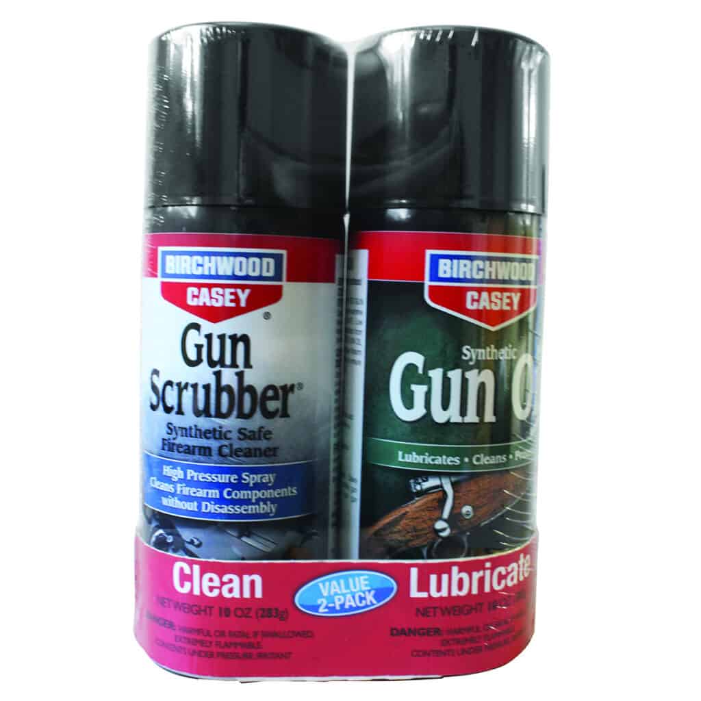 Bircwhood Casey Gun Scrubber and Gun Scrubber and Synthetic Gun Oil Aerosol Combo