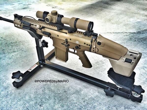 FN SCAR 17 on P3 Ultimate Shooting Rest