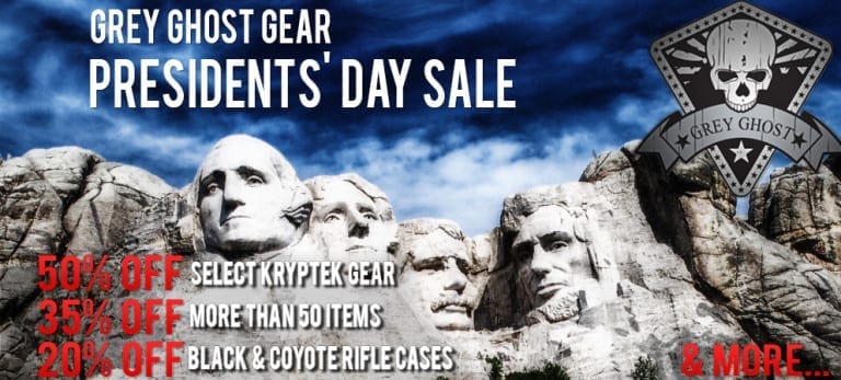 Grey Ghost Presidents Day Sale