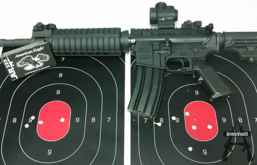 Windham SRC and Trijicon MRO at 50 yds