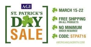 American Gunsmithing Institute St Patricks Day Sale